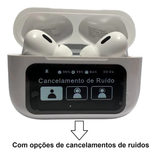 Fone Bt Ouvido Air Pro Kaidi Kd-7019 Isolamento Acústico Branco