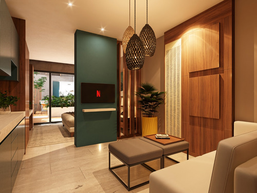 Departamento En Venta En Playa Del Carmen, Quintana Roo, Olaya, Con Acabado De Lujo
