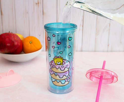 Vaso Sanrio Hello Kitty Stacked Donuts Carnival De 600 Ml Co