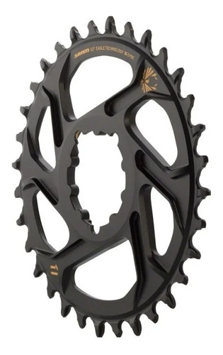 Coroa Mtb Sram Xx1 Eagle 34t Gold Direct Mount Offset 6mm 