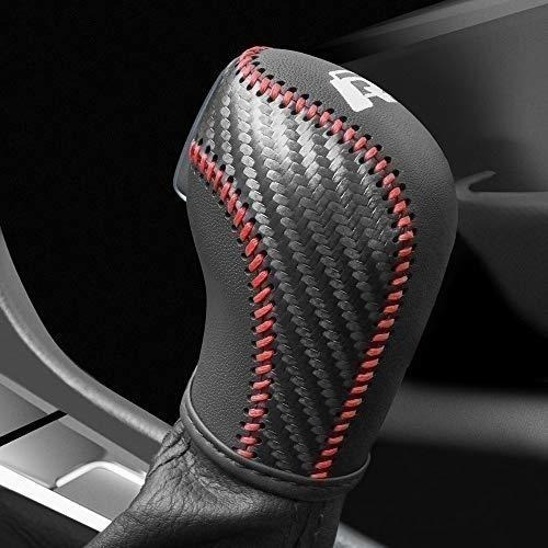 Jiechen Auto Car Leather Gear Shift Knob Cover Para Golf Jet