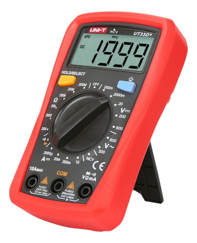 Tester- Multímetro Digital Lcd Ut33c+ Uni-t