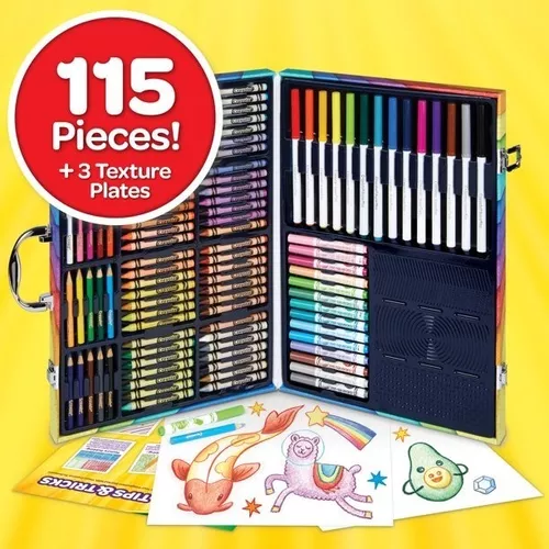 Set De Arte Para Niños Marcadores Crayolas Acuarelas Colores 145 Piezas -  Mundo Tecnológico Express