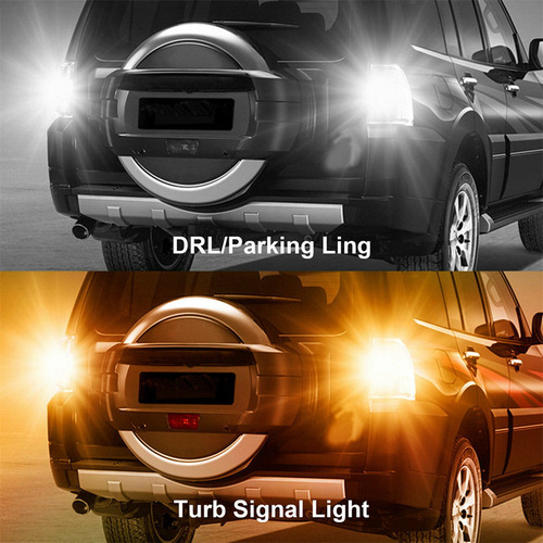 2 Bombillas Led De Doble Color 1157 Bay15d P21/5w 5630 20smd