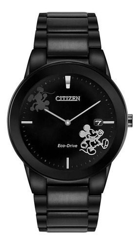 Citizen Men's Mickey Mouse Disney Au1068-50w ...... Dcmstore Color de la correa Negro Color del bisel Negro Color del fondo Negro