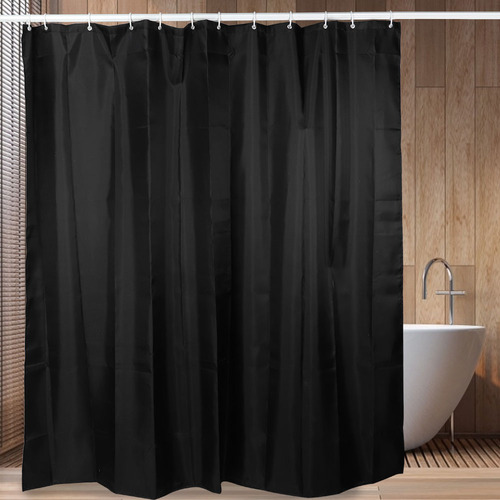 Cortina De Ducha Impermeable De 200 X 180 Cm, Tela Para El H
