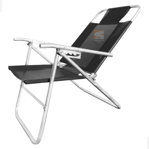 Imagen 6 de 8 de Sillon Aluminio Reforzado Coversol 5 Posiciones 120 Kilos X2