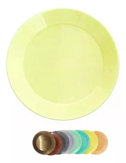Primera imagen para búsqueda de platos de plastico para fiesta