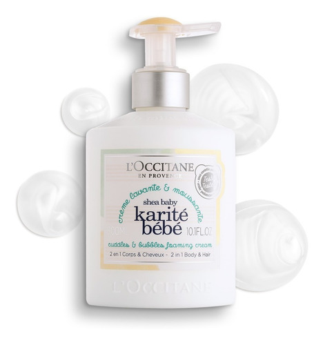 Shampoo Cabelo E Corpo Karité Bébé 300ml L'occitane