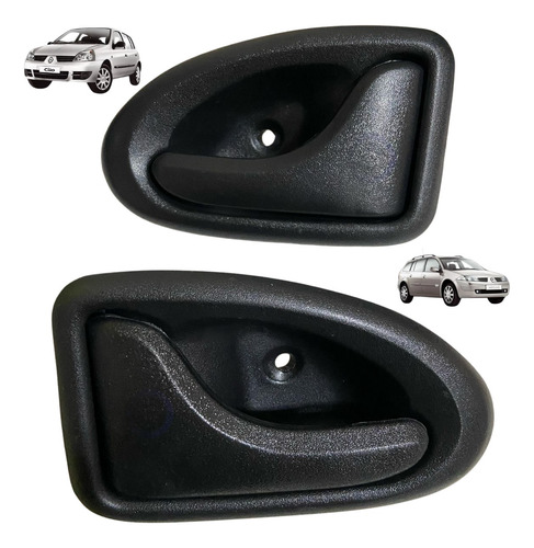 Jogo 2 Maçanetas Puxador Interno Clio Megane Scenic Symbol