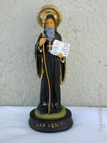 San Benito Abad Imagen Irrompible Grande Pvc 21 Cm