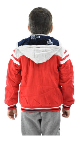 Imagen 5 de 9 de Campera Niño Abrigada Corderito Joggin Deportivo Importada