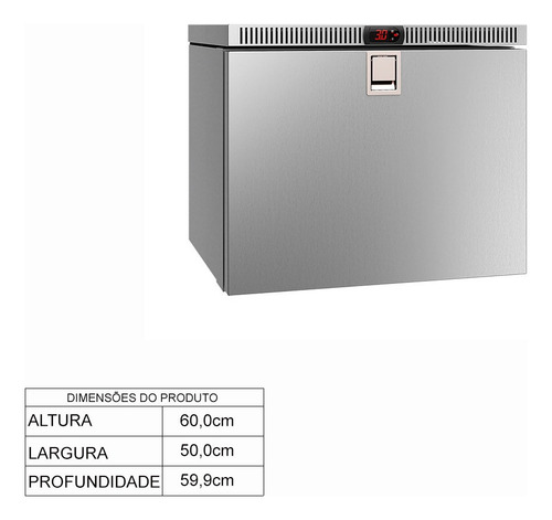 Gaveta Refrigerada Motorhome Sprinter 416 75 Litros 12v/24v
