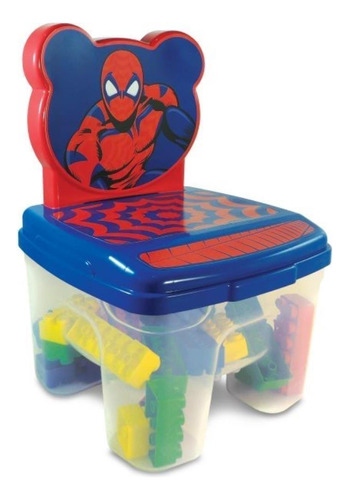 Brinquedo Para Montar Spider Cadeira Toy Blocos 24pc