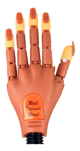 Mano Articulada Para Práctica De Uñas Flexible Con 100 Tips