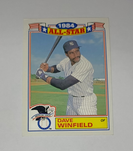 Cv Dave Winfield 1984 Topps All Star Glossy