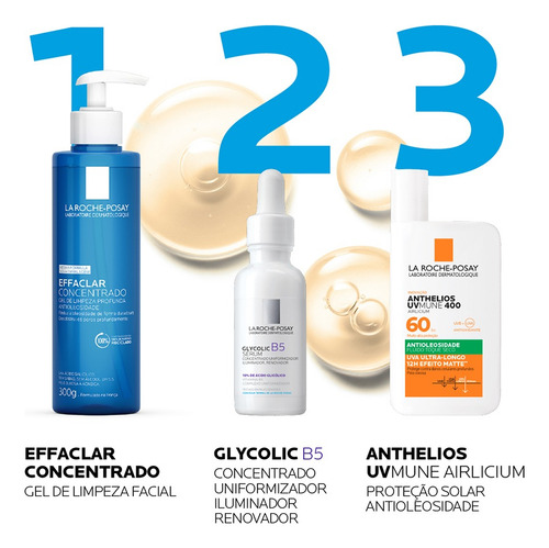 Sérum Concentrado Glycolic B5 30ml La Roche-posay Todo Tipo De Pele Noite