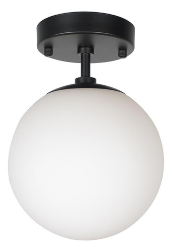 Baiwaiz Lampara De Techo Moderna Con Forma De Globo, Metal N