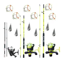 Comprar 3 Combos De Pesca Cañas 1.80 2.10 2.40 + Tanzas + Lineas +