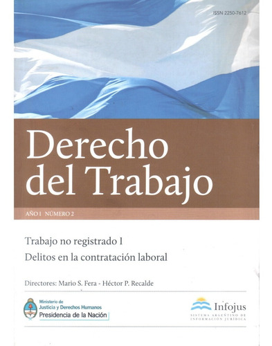 Trabajo No Registrado - Recalde 2 Tomos Dyf