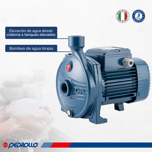 Bomba Centrifuga Trifasica Pedrollo Cp158 1 Hp