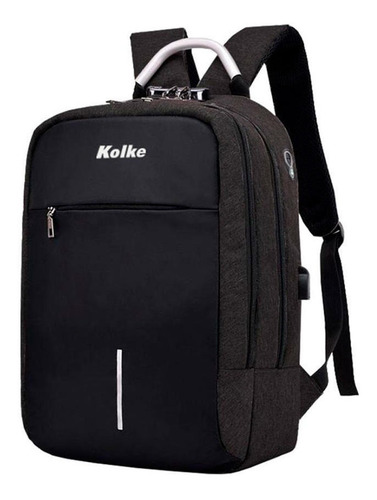 Mochila Para Notebook Anti Robo Kolke Con Candado Kvm-338