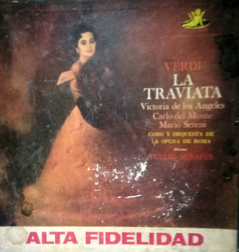 Caja 3  Lp Verdi   La Traviata 