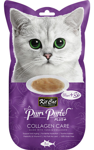 Kit Cat Purrpuree Plus Colágeno Atún 60 Grs