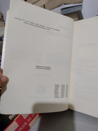 Manual De Infectología Jesús Kumate Gonzalo Gutiérrez S34 (Usado)