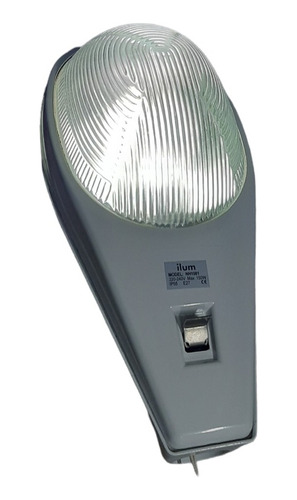 Luminaria Vial Aluminio Con Lampara Led 30w Fria Calidad A+