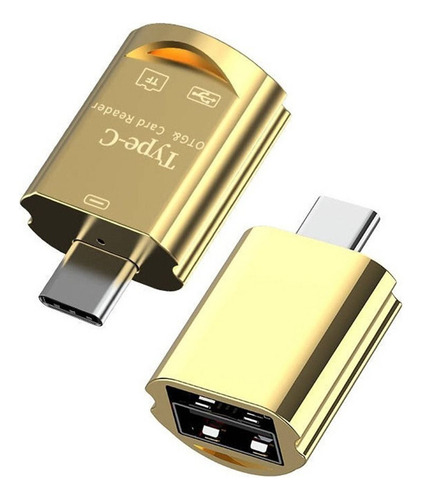 Zz Lector De Tarjetas De Memoria Usb Tipo C, Adaptador Otg,