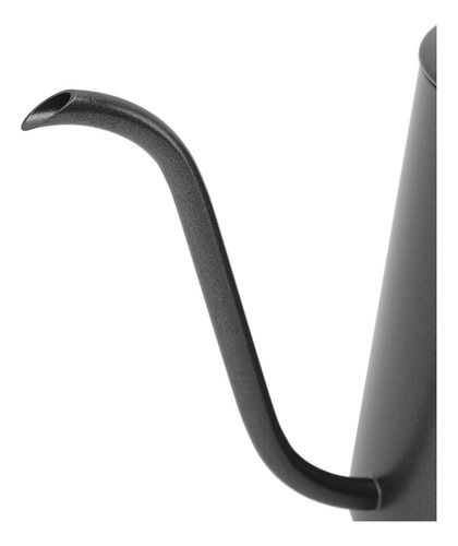 Hervidor Con Cuello De Cisne Negro De Acero Inoxidable