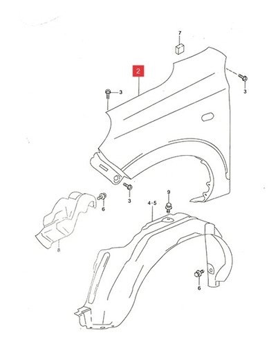 Guarbabarro Delt Izq C/aguj Faro Giro Suzuki Alto 800 14-16