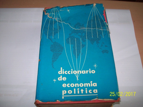 Diccionario De Economía Política. Claudio Napoleoni, 1962