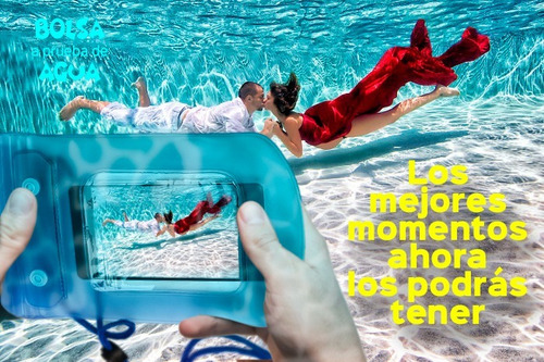 Bolsa Contra Agua Con Triple Sello Para Smartphone Hermetica