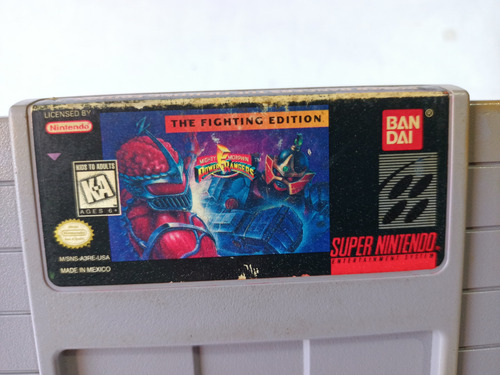 Power Rangers The Fighting Edition Para Super Nintendo Snes (Usado)