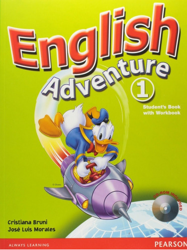 Livro English Adventure Level 1 Student Book With Cd-rom, De Cristiana Bruni. Editora Pearson, Capa Mole Em Inglês