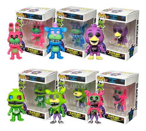Coleccion 6 Funko Pop Five Nights At Freddy Foxy Bonnie