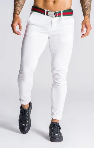 Pantalon Blanco Drill Hombre