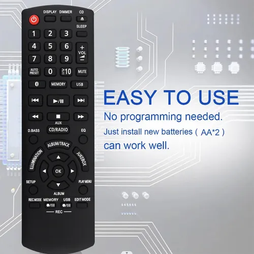 Reemplace El Control Remoto N2qayb001094 Para Panasonic Sa-a