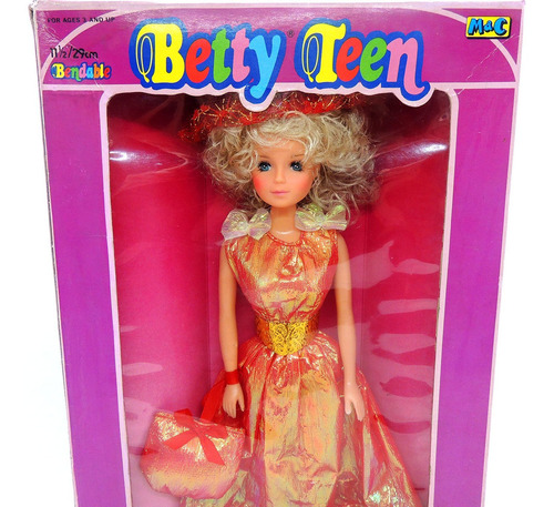 Betty Teen Laser Ball Gown 90s M&c Nib 6 Madtoyz