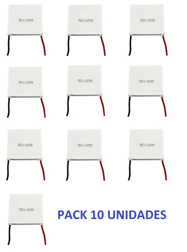 Pack 10 Un Modulo Peltier Tec1-12705 12v 5a