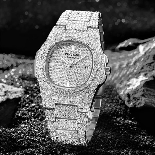 Youbbeo Reloj Unisex De Lujo Relojes De Diamantes De Cristal