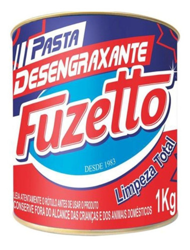 Imagem 3 de 4 de Kit 2 Pastas P/ Lavar Mãos Fuzetto 1kg Desengraxante Areiosa