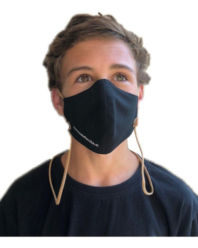 Imagen 2 de 4 de Mascarilla Ajustable Con Colgador Para El Cuello