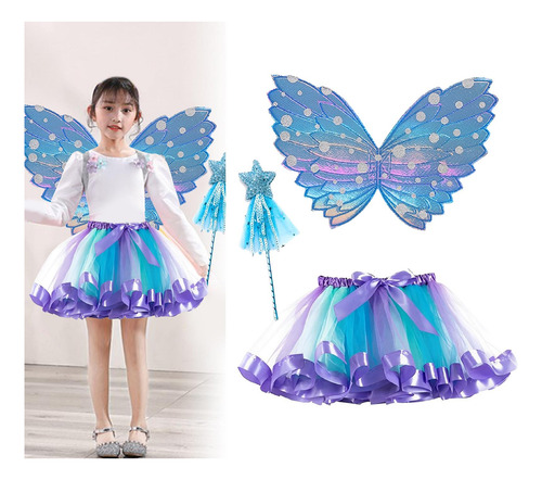 2 Conjunto De Disfraz De Hada Para Niñas, De Hadas Y