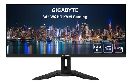 Monitor Gigabyte Ultrawide Ips 34 Kvm 3440x1440p 21:9 144hz