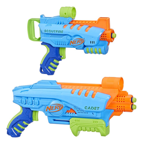 Set De Inicio Nerf Elite Junior Con 2 Lanzadores Y 15 Dardos