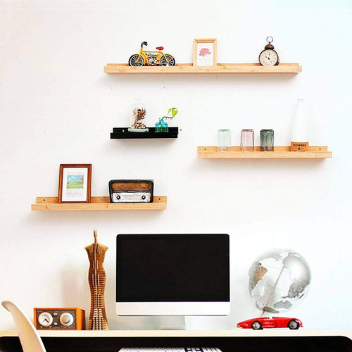 Imagen 8 de 8 de Set X 3 Repisas Libros Madera Pino 100% Maciza Ref: Miami