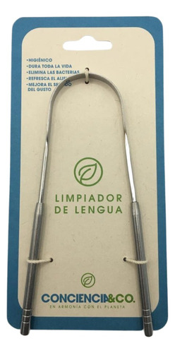 Raspador De Lengua En Acero Inoxidable